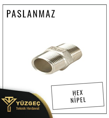 Çorlu Paslanmaz Hex Nipel